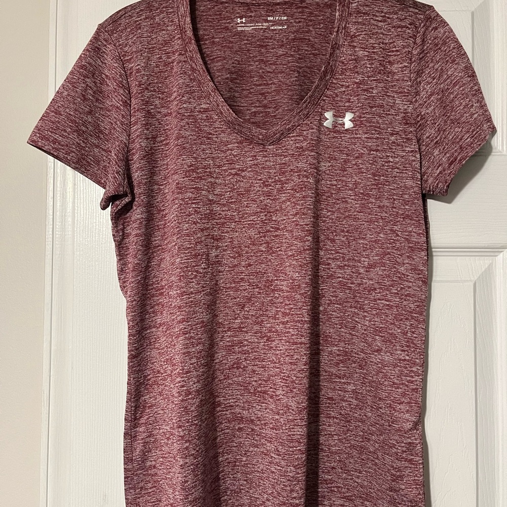 Under Armour Women's Heathered Red Top